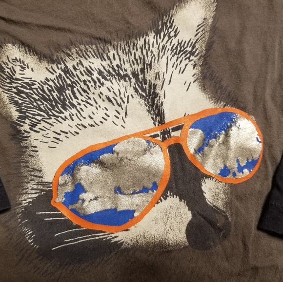 2010 vguc Gap 4T raccoon wearing metallic sunglasses - Picture 2 of 4